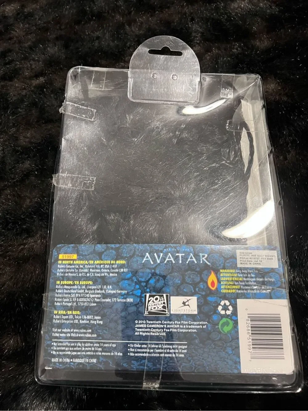 Jake Sully Wig Avatar Na'vi Cosplay Dress Up Halloween Adult rubies